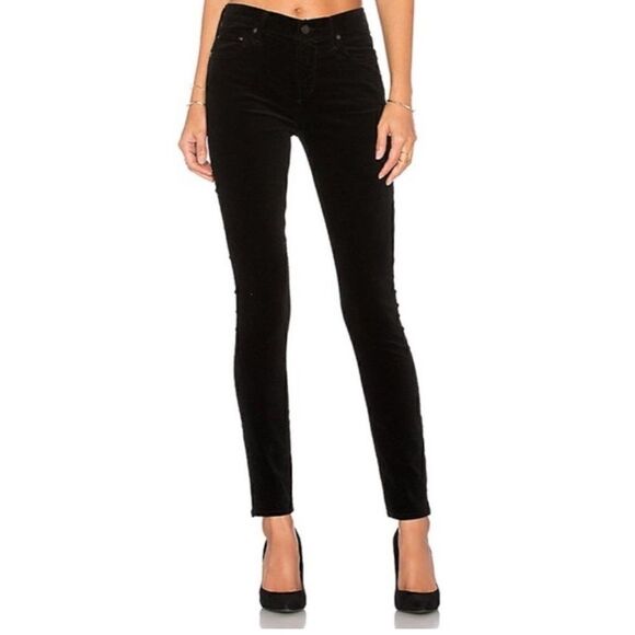 Citizens of Humanity The Rocket High Rise Skinny Burgundy Velvet | SZ 25 - Picture 9 of 13